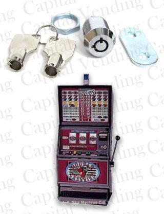 Drop In Replacement Lock And Key Kit For Sigma Sg50 Slot Machine