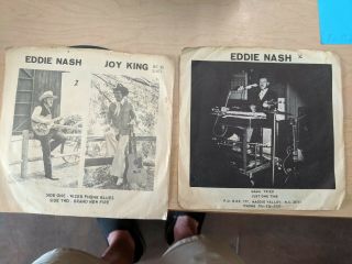 EDDIE NASH / JOY KING 45 ' S (2) Private label Country from Maggie Valley,  NC 4