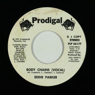70s Soul Funk 45 - Eddie Parker - Body Chains - Prodigal - Vg,  Mp3