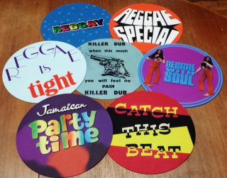 Vintage Turntable Slipmat Designs Mento Dub Rocksteady Ska Reggae Marley Pick 1