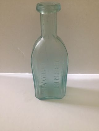 1880’s Burnett’s Cocoaine Hair Bottle Boston,  Mass