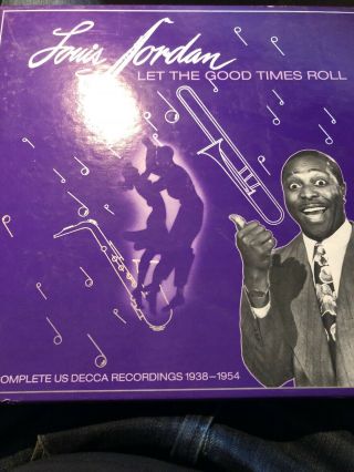 Soul R&b Box Set Louis Jordan Let The Good Times Roll Decca Complete Cd’s