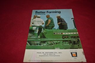 Oliver Tractor Better Farming For Winter 1968 Dealer 