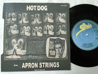 SHAKIN STEVENS - HOT DOG / APRON STRINGS - 1989 UK EPIC LABEL - EX 3