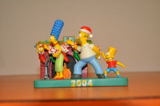 The Simpsons - Hamilton " The Stockings Were Hung With Care " W/coa - 2004