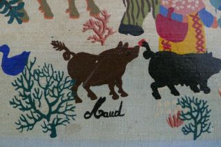 Maud Lewis (attributed to) | Signed Primitive Naive Oil 2