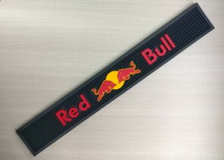 Shipment Red Bull Rubber Energy Drink Mat Bar Mat Spill Mat 590x88x12mm