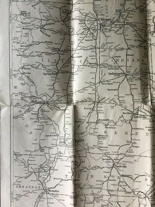 1920s TEXACO Road Map GEORGIA SOUTH CAROLINA (NO Route 66) 4