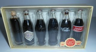 Evolution Of The Coca - Cola Contour Bottle 100th Anniversary Old Stock