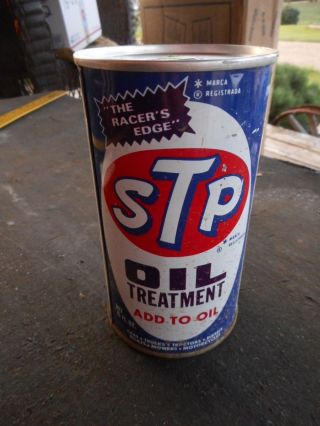 Vintage Stp Oil Treatment Can Pop Can Racer 