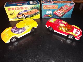 Matchbox Mazda Rx500,  66,  Two With Boxes