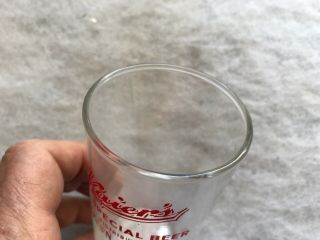 Vintage Kaier ' s Beer Glass,  Mahanoy City,  PA.  Schuylkill county 3