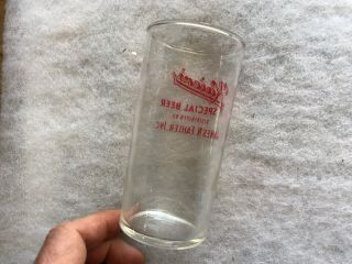 Vintage Kaier ' s Beer Glass,  Mahanoy City,  PA.  Schuylkill county 6