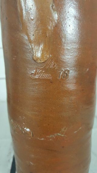 Antique Primitive Stoneware Mineral Water Bottle Jug J.  Friedrich Grosskarben 5