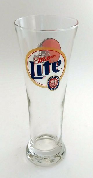 Vintage Set of 2 Cleveland Browns And Miller Lite Pilsner Beer Glasses 4