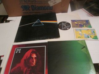 Pink Floyd Lp Dark Side Of The Moon Both Stickers Both Posters