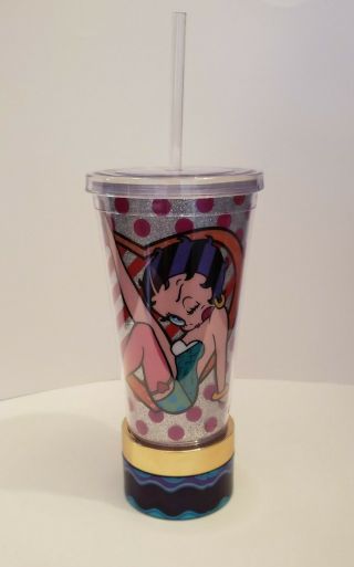 Betty Boop Drinking Cup With Straw