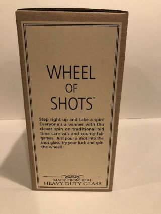 Barbuzzo Wheel of Shots - The Perfect Party Drinking Game - Pour a Shot,  Spin. 2