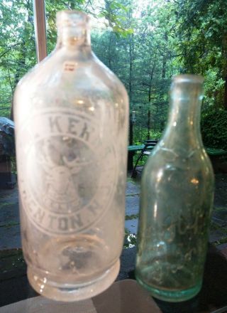 Trenton,  NJ - Circa 1910 - 1920 Seltzer and Crown Soda - E.  L.  KERNS (Elk Pic) 2