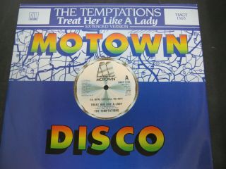 Vinyl Record 12” The Temptations Treat Her Like A Lady (21) 19