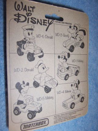 1979 Matchbox Walt Disney Diecast Metal - WD8 Jiminy Cricket 4