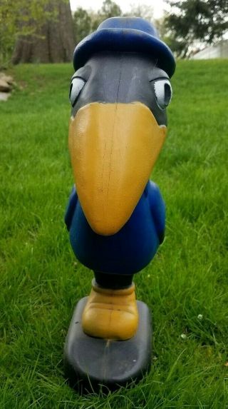 RARE Vintage Union Products Don Featherstone Mr.  Crow Blow Mold Toucan Bird 16 