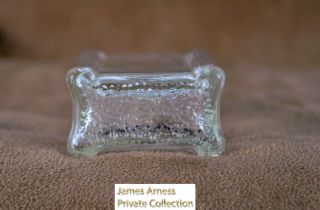 James Arness Gunsmoke Marshal Dillon VTG Small Glass Medicine Bottle 5