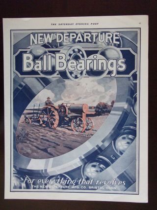1920 Departure Ball Bearings For Everything That Revolves Advertisement
