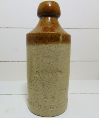 Drake Of Norwich & Lowestoft " Horse Shoe " Norfolk Ginger Beer Bottle C1900 