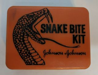Vintage Johnson And Johnson Snake Bite Kit