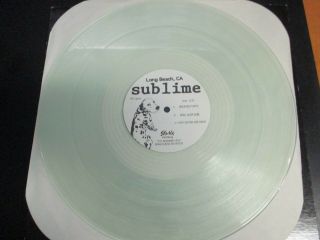 Sublime - " Date Rape Ep " - Clear Vinyl 1995 Ep - Rare - Limited To 2000