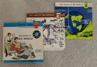 Mr.  World Volumes 1,  2,  3,  & 4 Vintage 1960s 7 " Records