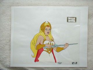 She - Ra Filmation Hand Painted Production Cel Lou Scheimer 1985
