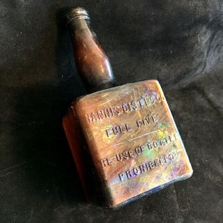 Antique Bottle Hannis Dist 