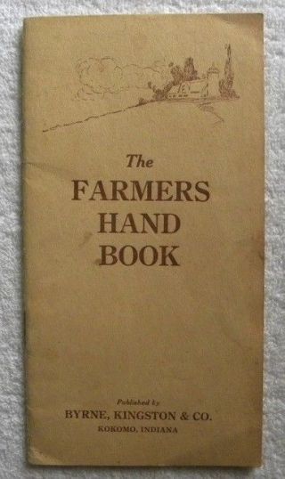 1922 Byrne,  Kingston Governor Ford Trucks,  Fordson Farm Tractor Farmers Booklet