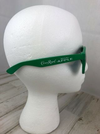 Rare Crown Royal Apple Sunglasses Collectable with Green Bag 2