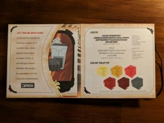 Vintage CN - Samurai Jack Art Bible,  Style Guide w/ Digital Assets - COOL 4