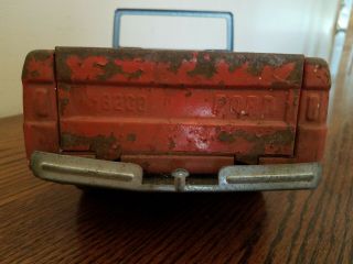 Vintage 1960 ' s Red Nylint N - 8200 Roustabout Ford Bronco Pressed Steel Toy - 11 