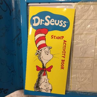 Dr Seuss The Cat In The Hat 13 Rubber Stamp Pack Ink Pad Book Scrapbooking 3