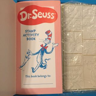 Dr Seuss The Cat In The Hat 13 Rubber Stamp Pack Ink Pad Book Scrapbooking 5