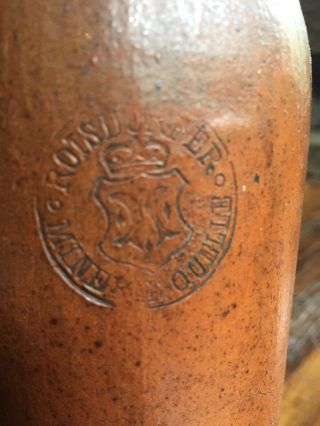 Antique German Rosidorfer Mineral Quelle Stoneware Bottle Jug Mineral Water 2
