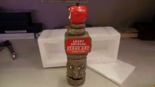 Angry Orchard Stone Dry Hard Cider Beer 11 " Bar Tap Handle Man Cave Keg Pub