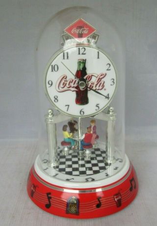 Coca Cola Coke Anniversary Clock Diner Table