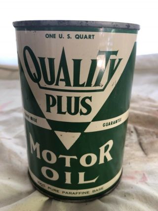 Quality Plus Motor Oil Qt Can