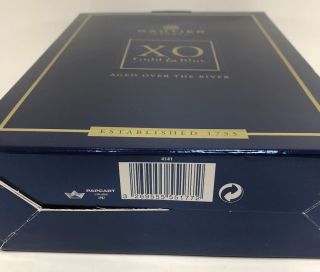 GAUTIER XO Gold And Blue - Aged Over The River - 750 ml EMPTY Bottle and Box 7