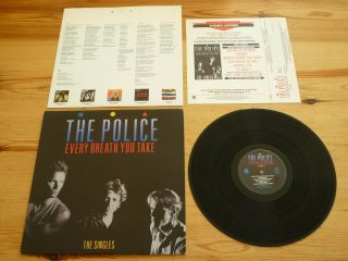The Police Every Breath You Take Best Of Album Vinyl Lp Record Ex/nm Merch Sheet