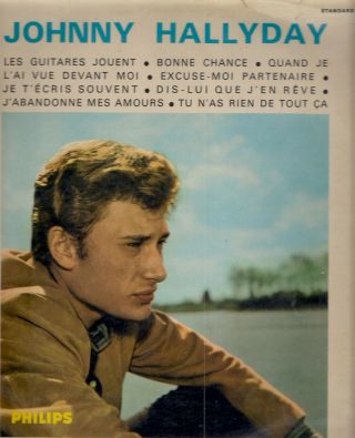 Johnny Hallyday No 6 Philips B 76.  584 R French 10 " Lp Cover Good Record Vg,