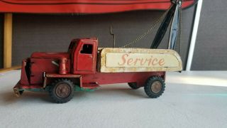 Vintage Metalcraft Pressed Steel St.  Louis Tow Repair Truck Rare