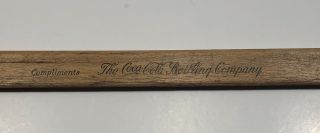 Vintage Coca - Cola Ruler The Good Rule Wooden Near