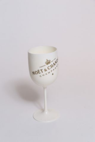 Mc Moet Chandon Ice Imperial White Acrylic Champagne Glass Goblet